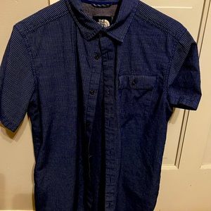 Mens short sleeve north face button up